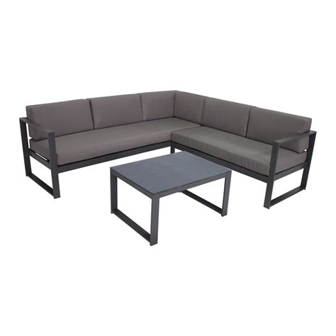 Further, these are acknowledged for the excellent finish, superior polish and exclusive design. Marquee Steel Silverleaves Corner Sofa Set | Bunnings ...
