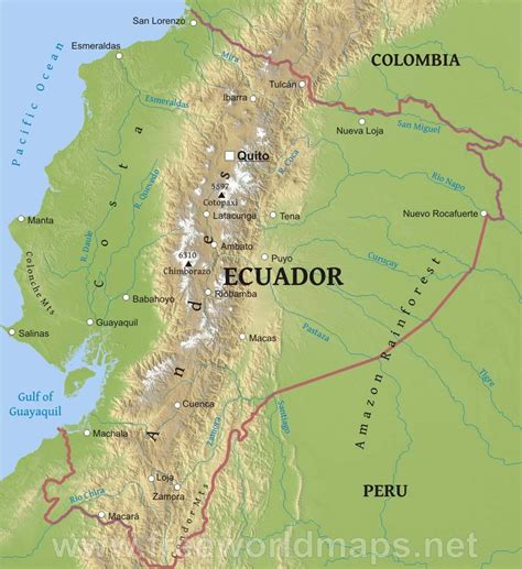 Mapas Geográficos Do Equador Fox Press™