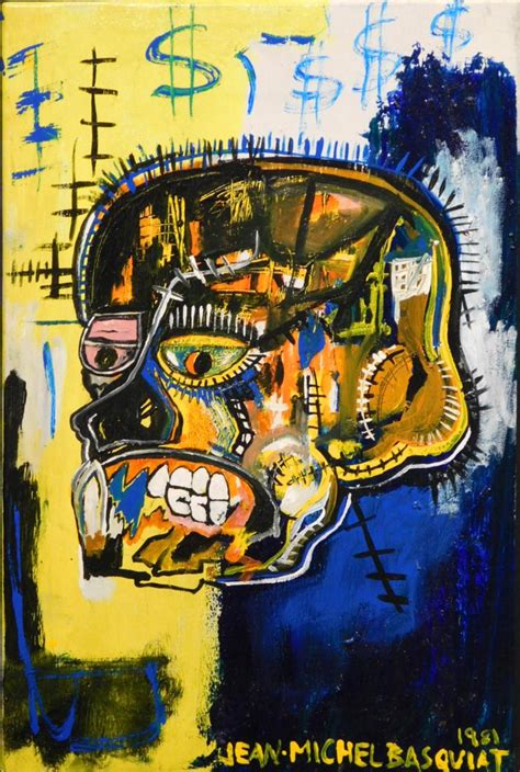 Jean Michel Basquiat Skull 1981