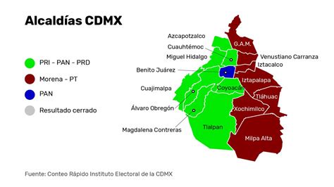Mapa De Alcaldias De La Cdmx Para Imprimir En Pdf 2021 Images
