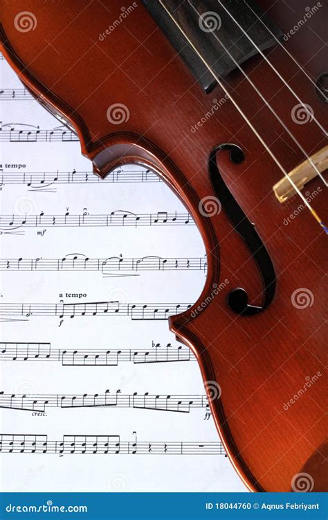 Classic Violin Stock Photo Image Of Violin Music Note 18044760