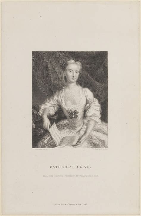 Npg D14852 Catherine Kitty Clive Née Raftor Portrait National Portrait Gallery