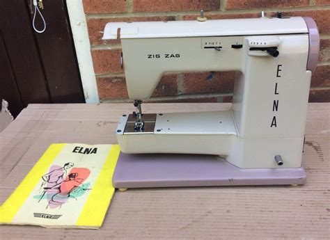 Vintage Elna Free Arm Zig Zag Multi Stitch Sewing Machine With Etsy