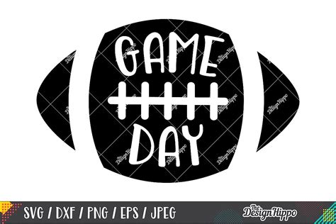 Game Day SVG, Football SVG DXF PNG Cricut Cut Files (358608) | Cut