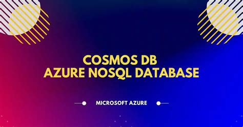 Cosmos Db Azure Nosql Database