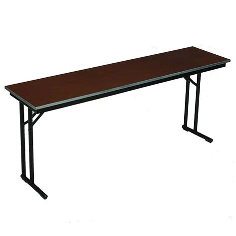 Midwest Folding Cp518e 18x60 Folding Table Plywood Stagedrop