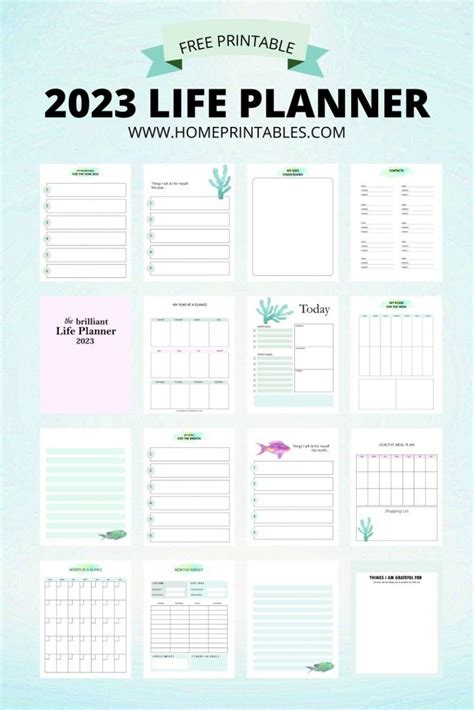 Planner 2023 Pdf Free Download 40 Awesome Printables For You
