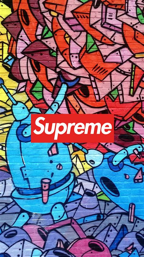 Supreme Graffiti Wallpaper