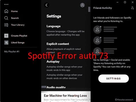 How To Fix Spotify Error Auth 73 In Windows 10 Or 11