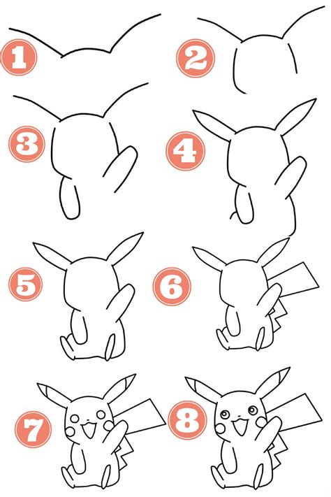 How To Draw Chibi Pikachu Step By Step Finetoshine