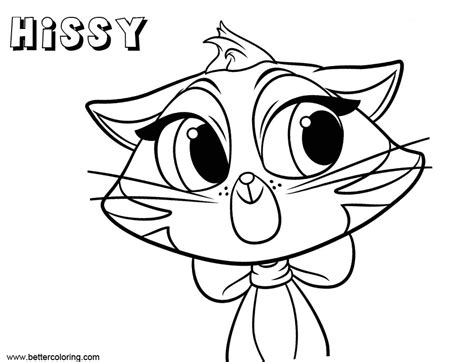 Give joy to your baby! Hissy from Puppy Dog Pals Coloring Pages - Free Printable ...