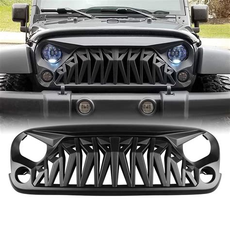 Buy Allinoneparts Matte Black Front Grill Shark Grille Compatible With