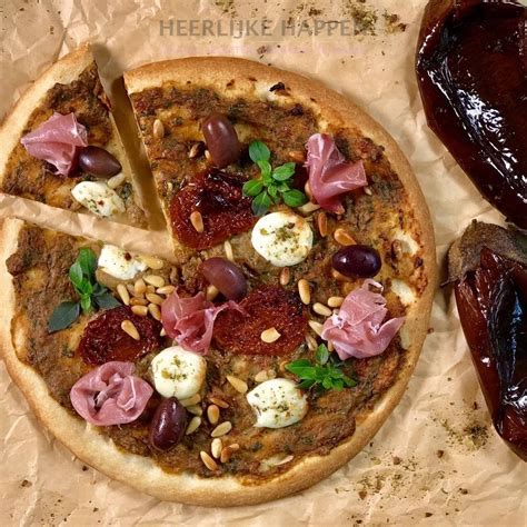Magioni pizza met veggiespread Recept Pizza Voedsel ideeën