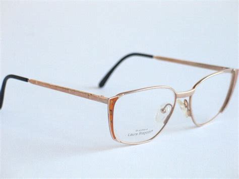 Laura Biagiotti Beautiful Metal Eyeglasses Frame Made In The Etsy