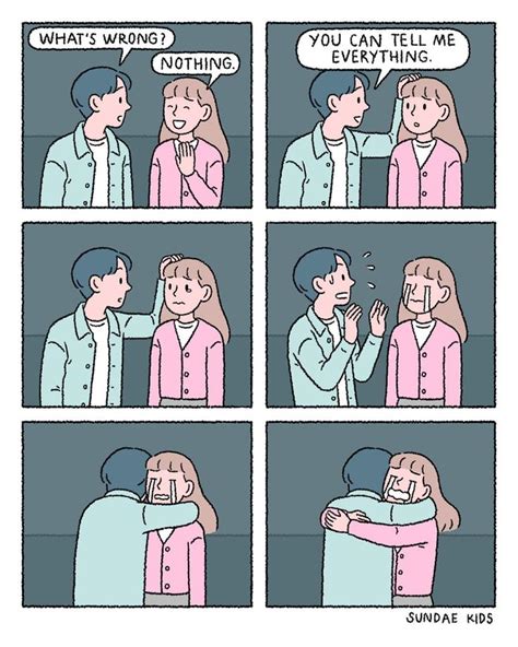 A Comic Strip With Two People Talking To Each Other And The Caption Says Whats Wrong You Can