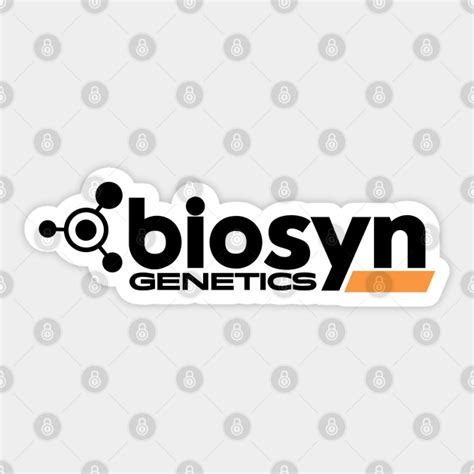 Biosyn Genetics Sticker Teepublic