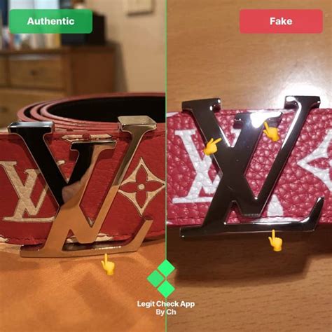 Real Vs Fake Supreme X Louis Vuitton Belt How To Spot