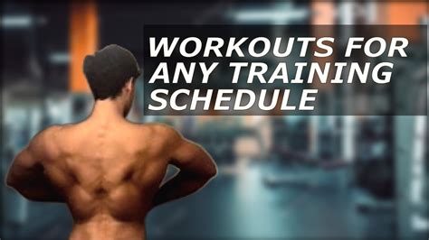 The Best Muscle Building Workout Plan For Any Schedule Youtube