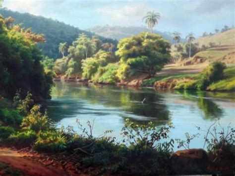 Realistic Oil Paintings Landscape Landscape Painting