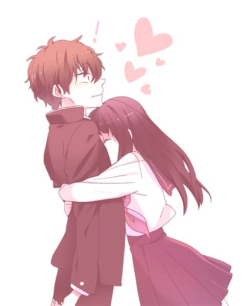 Cute Anime Couple Download Png Image Png Mart