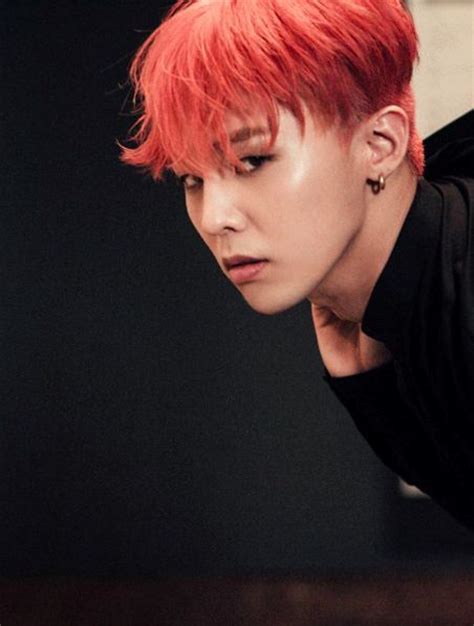 Big bang g dragon red hair. Pin de Ash Waiwaiole em BIGBANG 빅뱅 | Jiyong, Seungri, Cantores