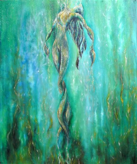 Water Nymph Painting By Oleksii Nechyporenko Saatchi Art