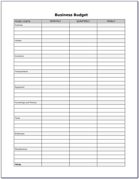Free Printable Business Ledger Forms Form Resume Regarding Blank