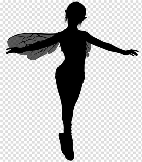Faerie Silhouettes Silhouette Of Fairy Transparent Background Png