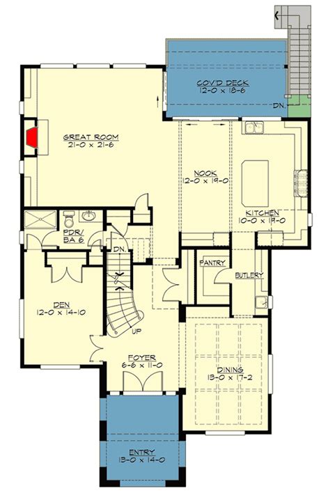 Tri Level Northwest House Plan 23690jd Architectural