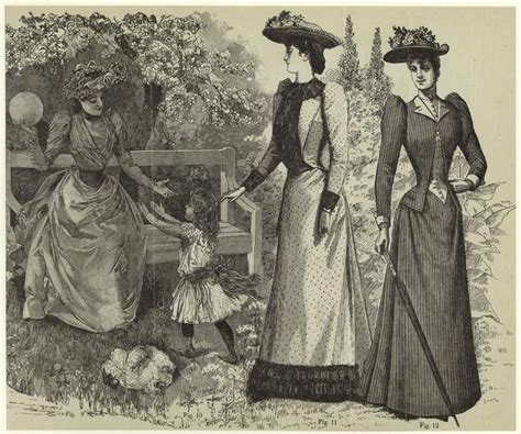Womens And Girls Fashions United States 1890s Nypl Digital