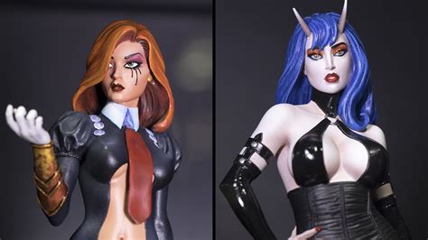 2017 Femme Fatales Statues From Diamond Select Toys Youtube