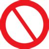 The largest selection of free signs in pdf format for you to print and use. Empty Prohibited Sign Clip Art at Clker.com - vector clip ...