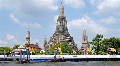 Wat Arun El Templo Del Amanecer Tailandia Viaje