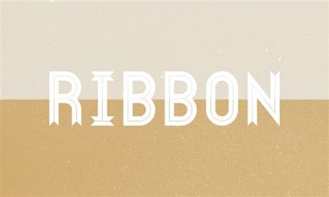 Ribbon Type Ribbon Font Graphic Design Typography Typography Love