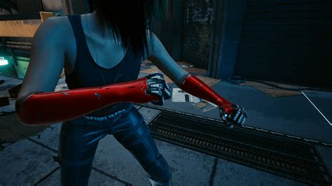 Gorilla Arms Red Cyberpunk 2077 Mod