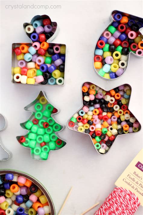 Handmade Beaded Christmas Ornaments Kids Can Make