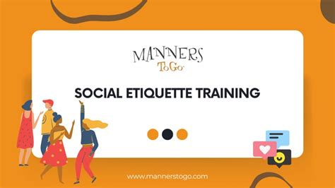 Social Etiquette Training Beginners Guide Manners To Go™