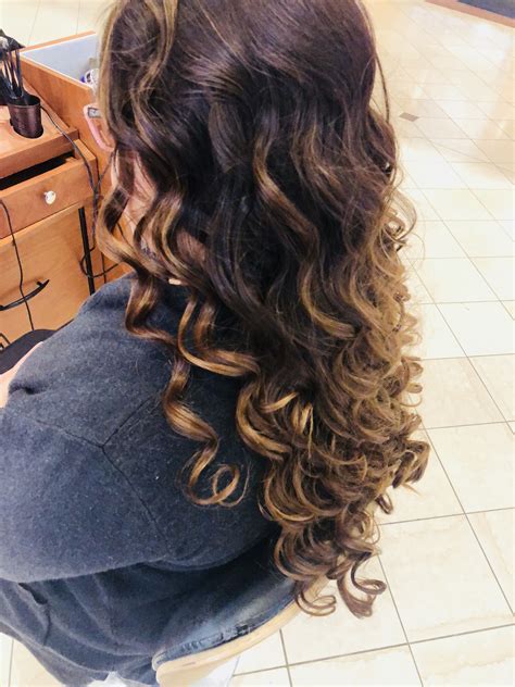 You can't create any lasting style on dry, curly, thick/coarse hair without high heat however the natural dry tendency of this hair type is the reason you should use ceramic tourmaline combination. Beach curls | Curly iron, Beach curls, Long hair styles