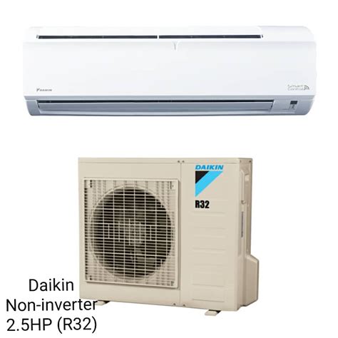 READY STOCK DAIKIN R32 2 5HP Standard Non Inverter Air Conditioner