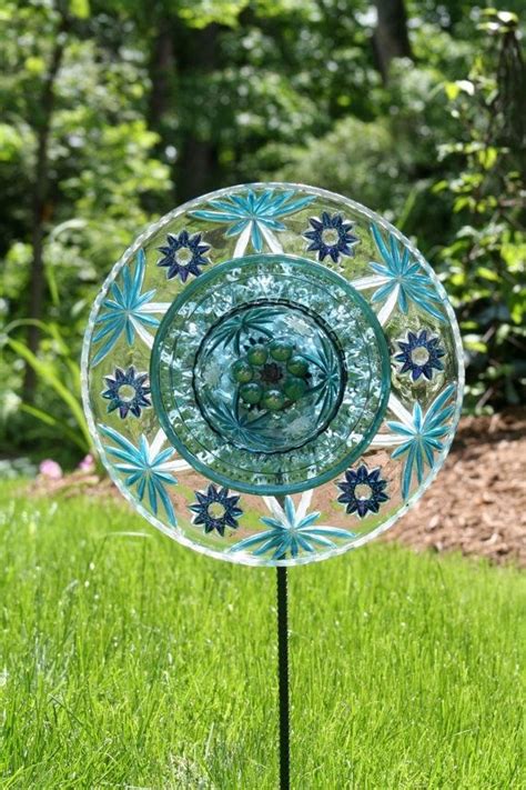 Glass Yard Art Images Glass Plate Garden Art Yard Art Sun Catcher