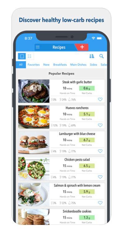 When looking for a diet app, you want one that makes nutrition info easily accessible, and breaks out that info according to macronutrient or calorie goals. 9 Best Keto Diet Apps of 2020 - Carb Tracking Apps For ...