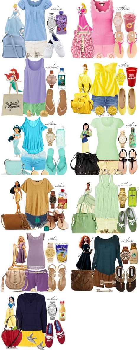 Disney Princess Theme Park Outfit Collection Personally I Would Be Merida Because Its Cute And