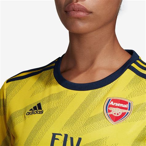 Adidas Arsenal 201920 Womens Away Shirt Eqt Yellow Womens Replica