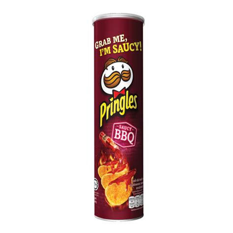 Pringles Potato Crisps Saucy Bbq Case