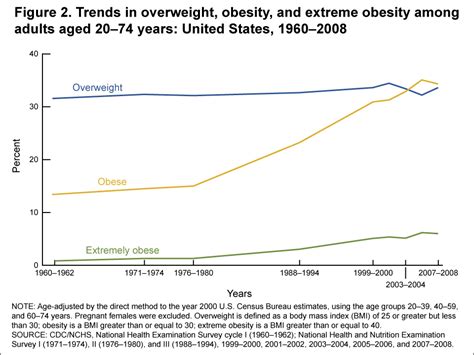 Products Health E Stats Overweight Obesity And Extreme Obesity Among Adults 2007 2008