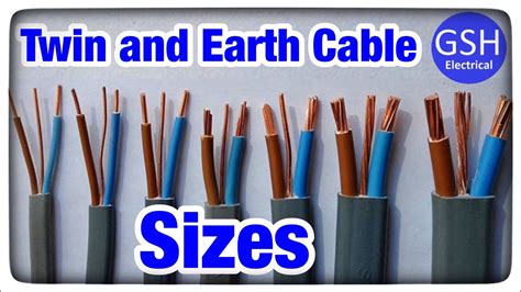 What Sizes Do Twin And Earth Cables Come In Youtube