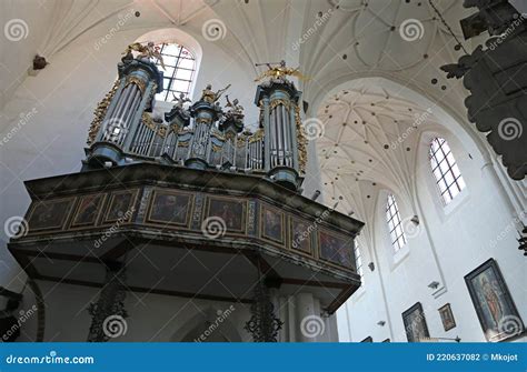 Small Organ Oliwa Archcathedral Editorial Photography Image Of