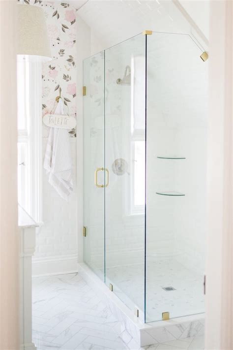 Airy Modern Feminine Bathroom Renovation Reveal The Leslie Style