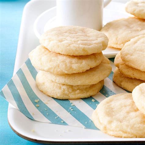 In large bowl, beat granulated sugar, shortening and softened butter with electric mixer on medium speed, scraping bowl often, until on low speed, beat in vanilla and egg. Sugar Cookies Recipe | Taste of Home