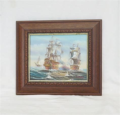 Original Oil Painting By Jharvey Vintage Oil Painting Signed Etsy